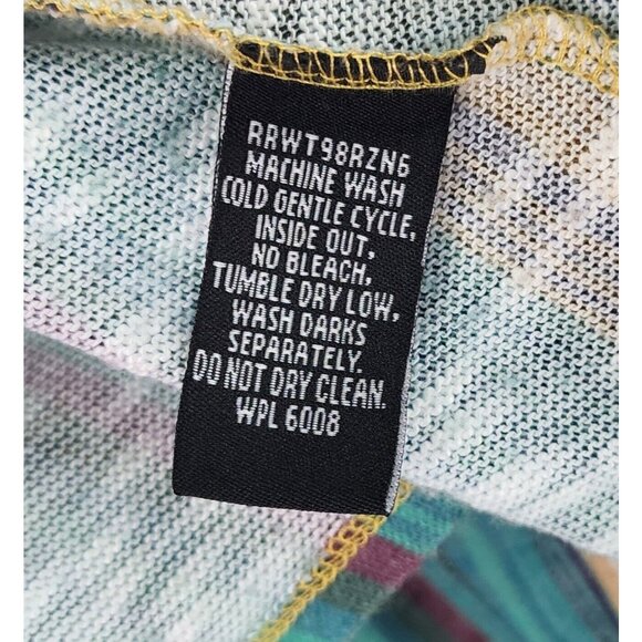 Rock & Roll Vest Womens Medium Multicolor Western Cowgirl Lace Up Sleeveless - Picture 9 of 10